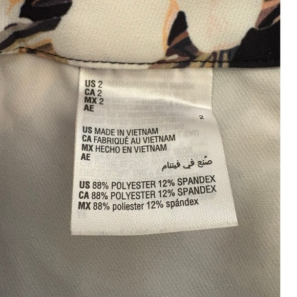 INC International Concepts Floral Wide Leg High Waist Cropped Pants 2 Artsy Boho - Picture 9 of 10